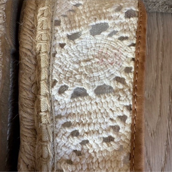 Tory Burch Crochet Embellished Flats Espadrille Sz 10.5 STUNNING PriceFirm! - Picture 8 of 12